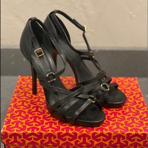 Tory Burch - Black Elizabella-Tumbled Lthr - 8.5 M